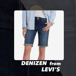 EUC Denizen From Levi’s High Rise Bermuda Shorts